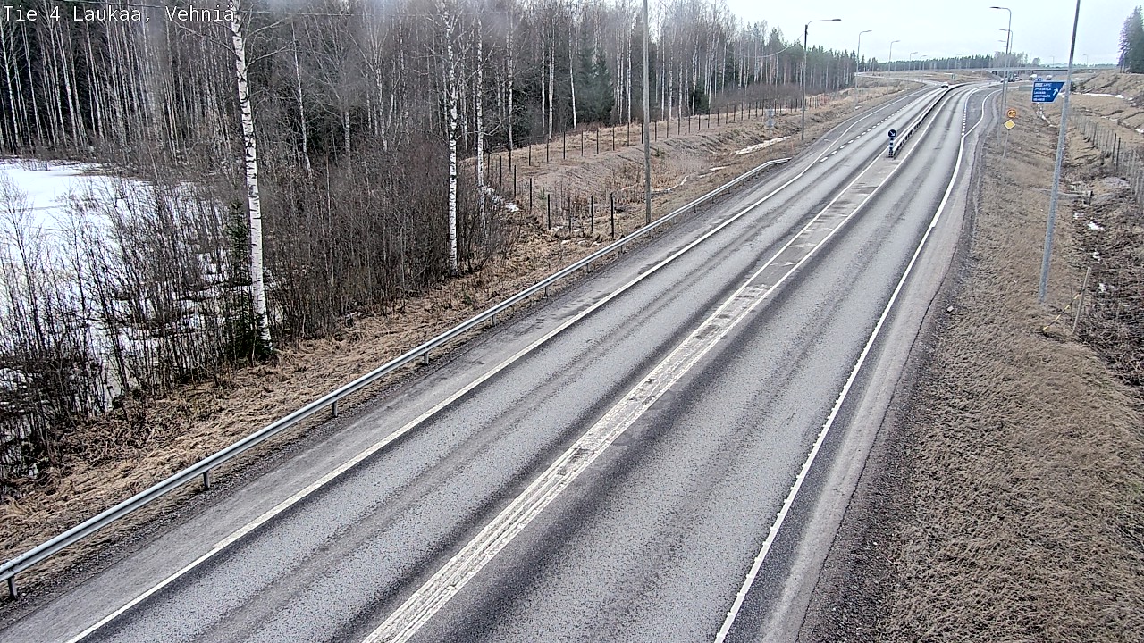 Weather Camera Image Väg 4  Laukaa, Vehniä, Laukaa, Keski-Suomi