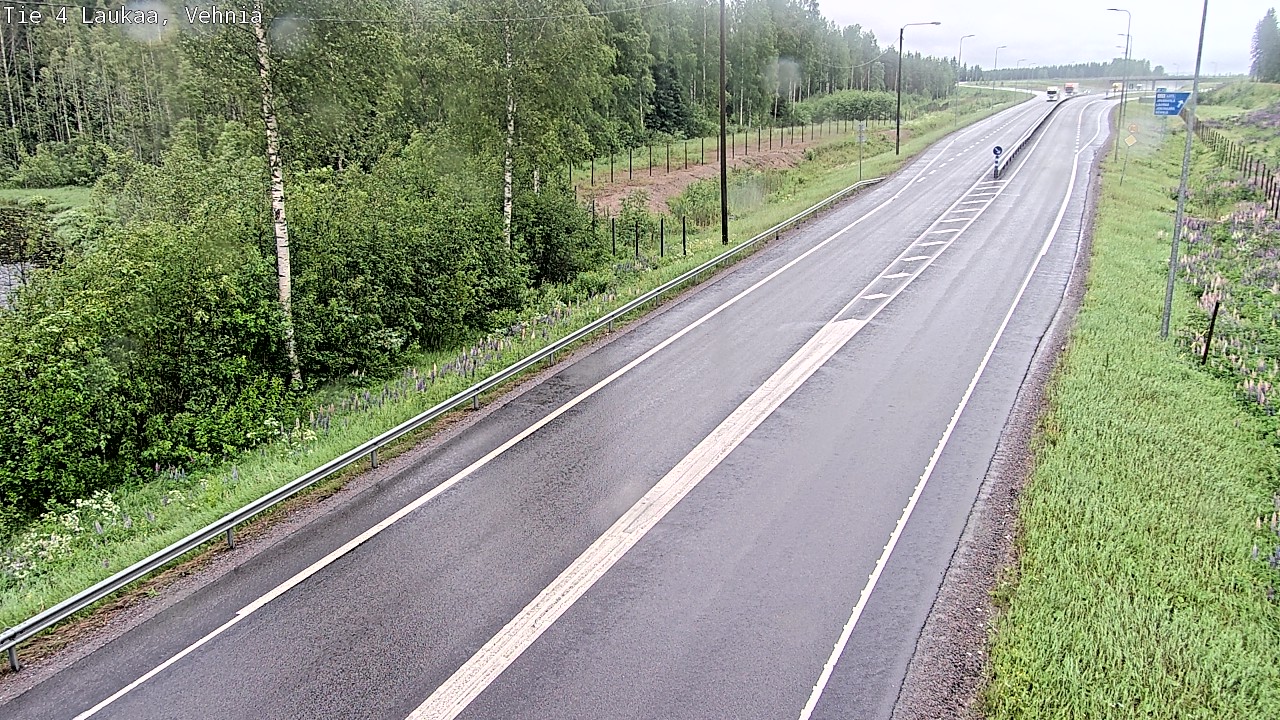 Weather Camera Image Väg 4  Laukaa, Vehniä, Laukaa, Keski-Suomi