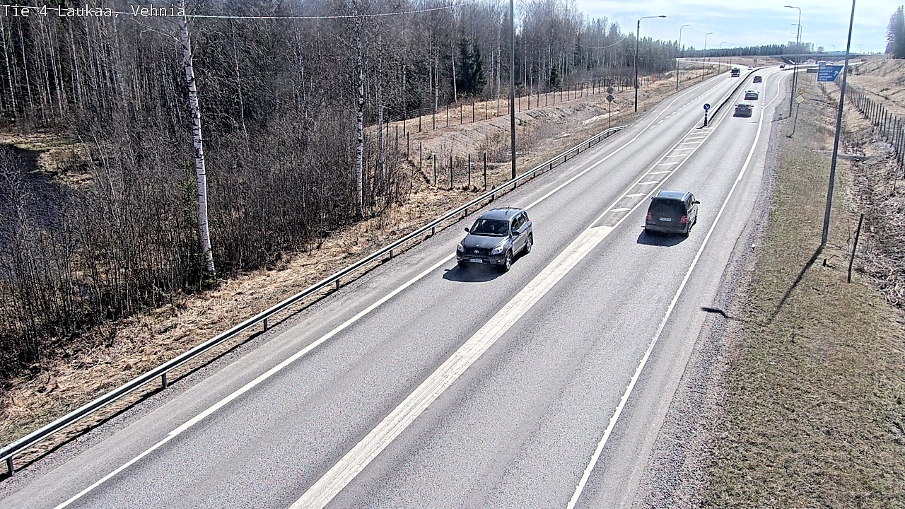 Weather Camera Image Väg 4  Laukaa, Vehniä, Laukaa, Keski-Suomi