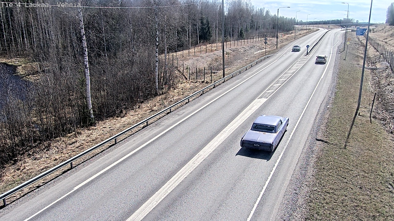 Weather Camera Image Väg 4  Laukaa, Vehniä, Laukaa, Keski-Suomi