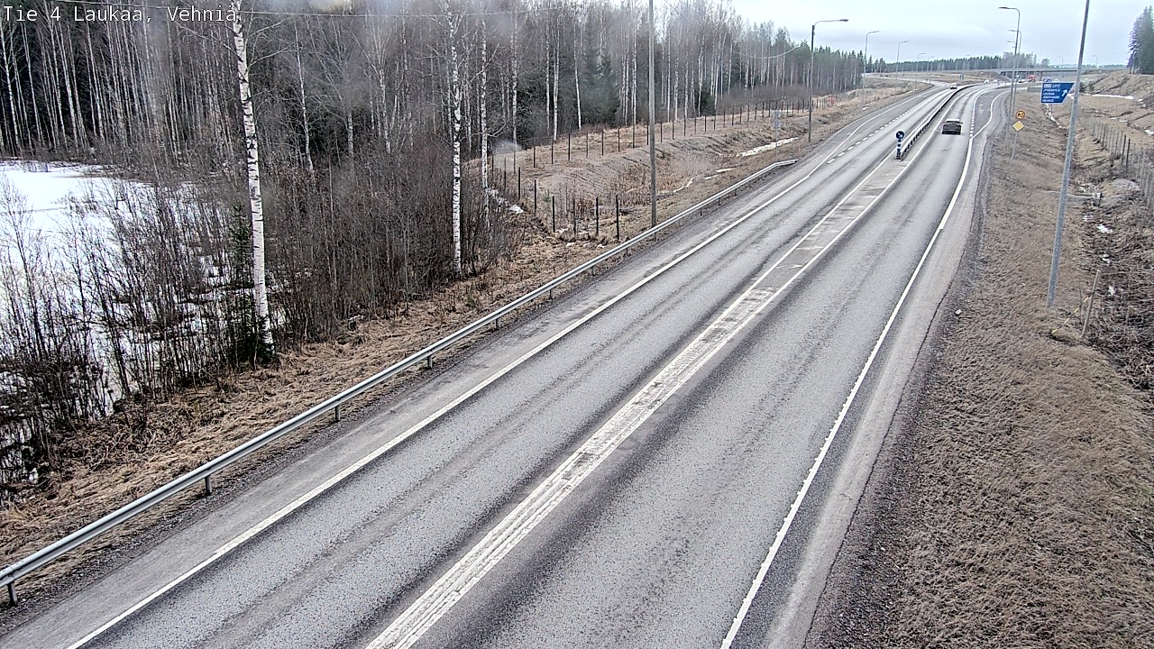 Weather Camera Image Väg 4  Laukaa, Vehniä, Laukaa, Keski-Suomi