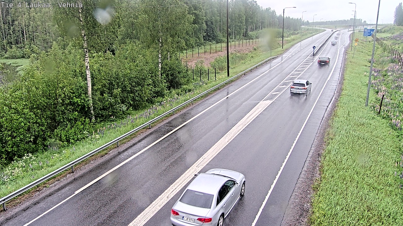 Weather Camera Image Väg 4  Laukaa, Vehniä, Laukaa, Keski-Suomi