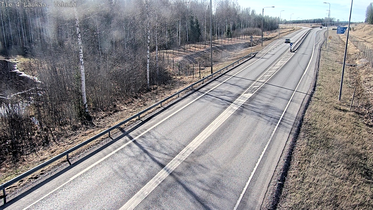 Weather Camera Image Väg 4  Laukaa, Vehniä, Laukaa, Keski-Suomi