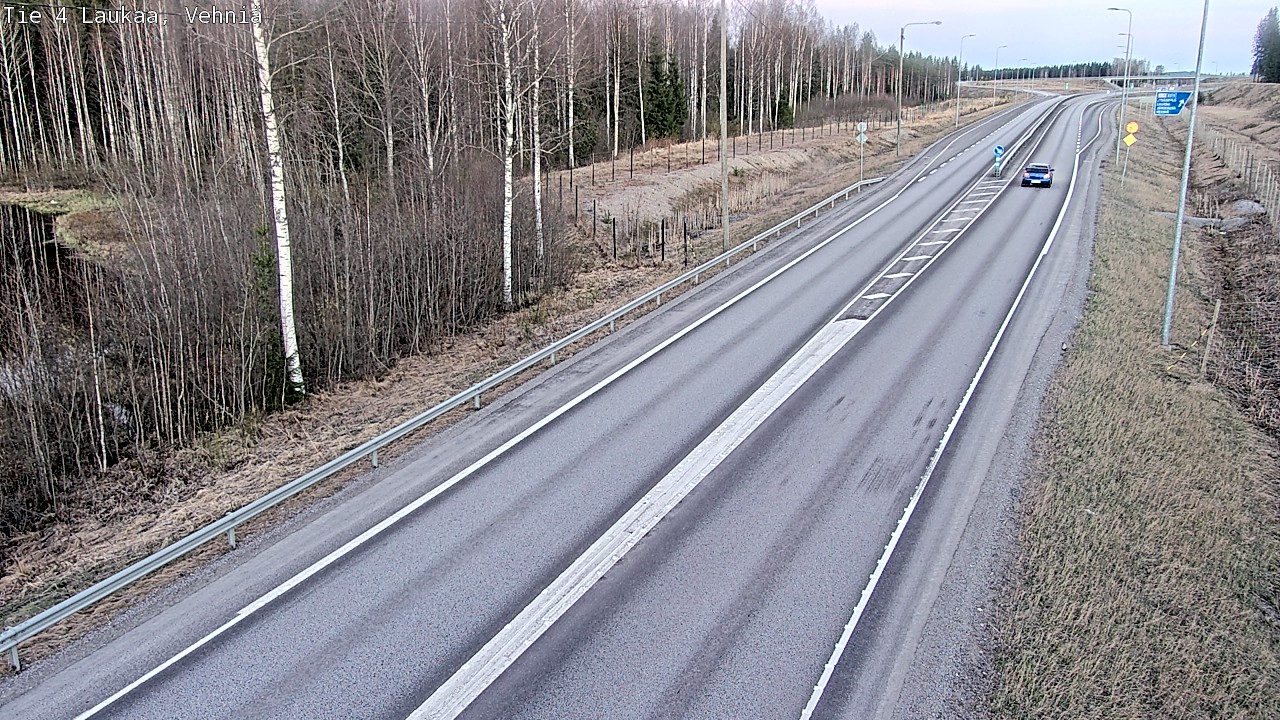 Weather Camera Image Väg 4  Laukaa, Vehniä, Laukaa, Keski-Suomi