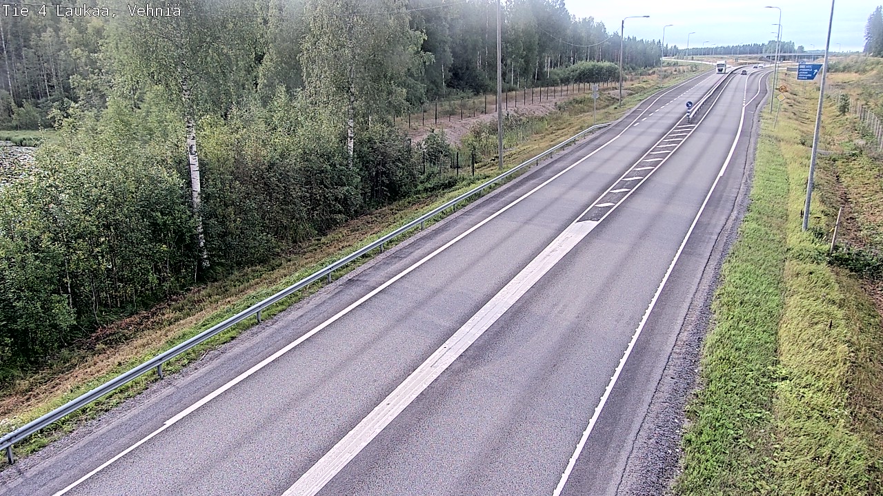 Weather Camera Image Road 4  Laukaa, Vehniä, Laukaa, Keski-Suomi