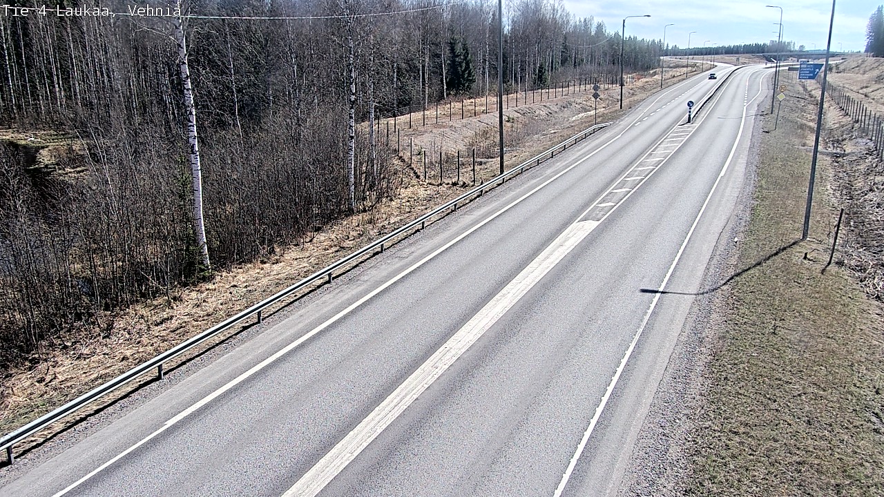 Weather Camera Image Väg 4  Laukaa, Vehniä, Laukaa, Keski-Suomi