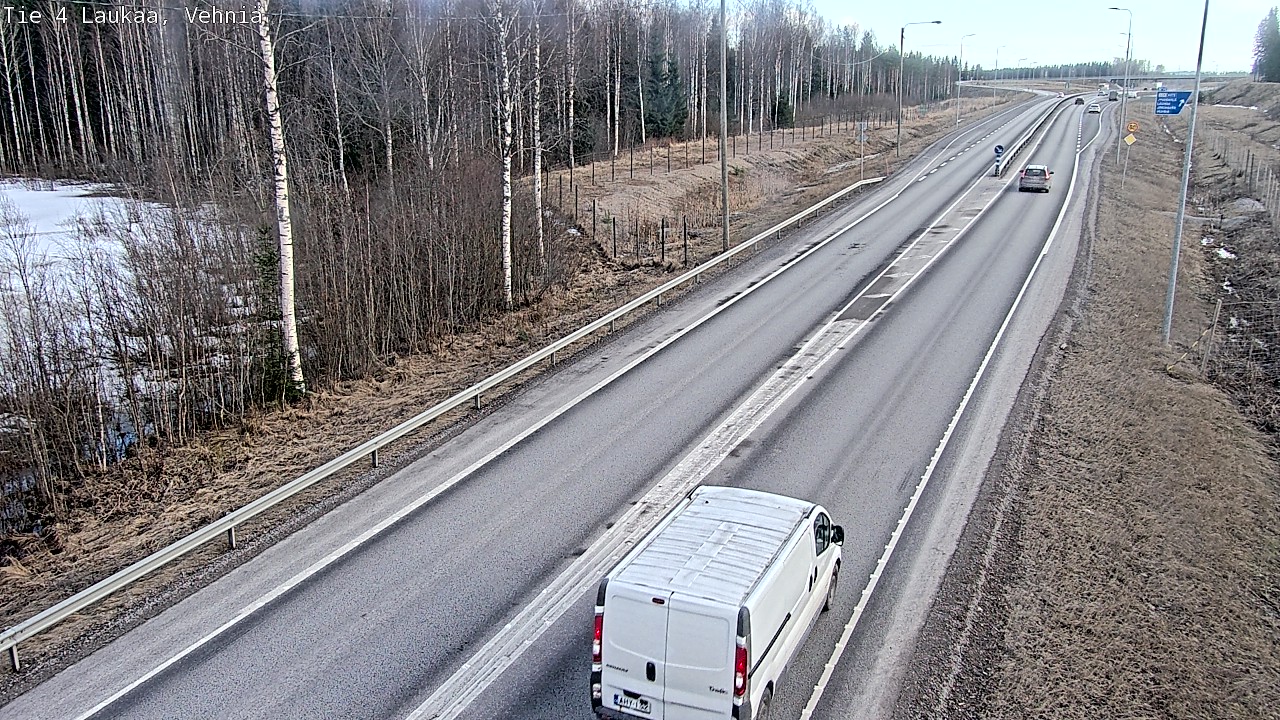 Weather Camera Image Väg 4  Laukaa, Vehniä, Laukaa, Keski-Suomi