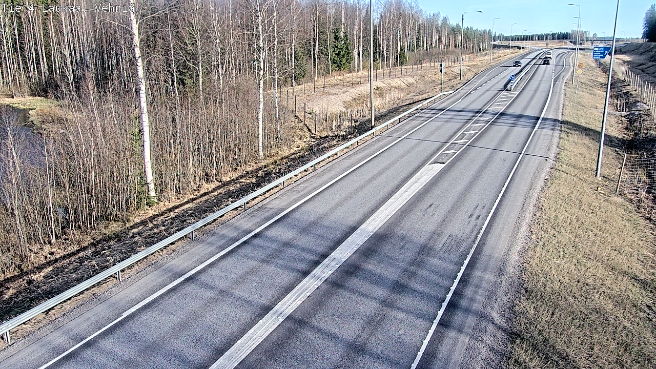 Weather Camera Image Väg 4  Laukaa, Vehniä, Laukaa, Keski-Suomi