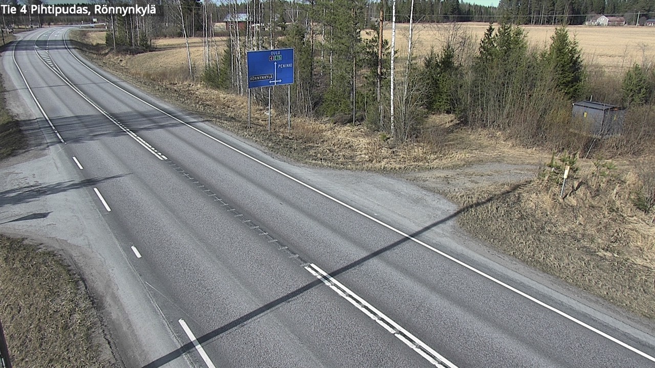 Kelikamerat Kuva Tie 4 Pihtipudas, Rönnynkylä, Pihtipudas, Keski-Suomi