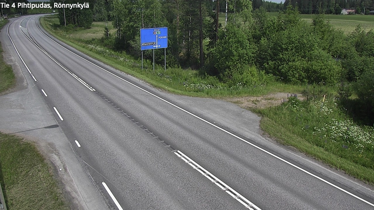 Kelikamerat Kuva Tie 4 Pihtipudas, Rönnynkylä, Pihtipudas, Keski-Suomi