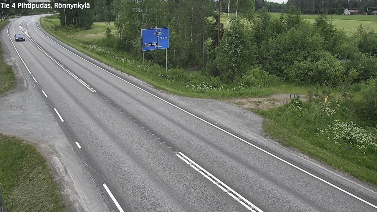 Kelikamerat Kuva Tie 4 Pihtipudas, Rönnynkylä, Pihtipudas, Keski-Suomi