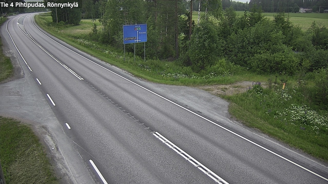 Kelikamerat Kuva Tie 4 Pihtipudas, Rönnynkylä, Pihtipudas, Keski-Suomi