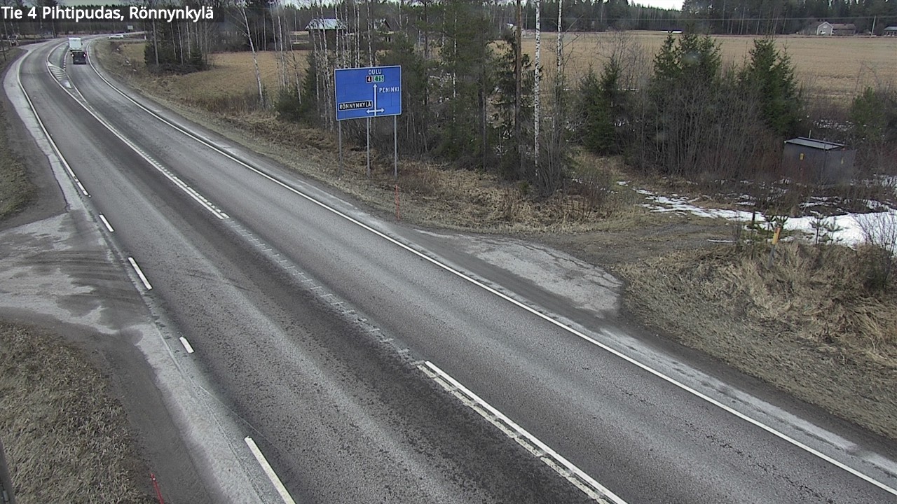 Weather Camera Image Road 4 Pihtipudas, Rönnynkylä, Pihtipudas, Keski-Suomi