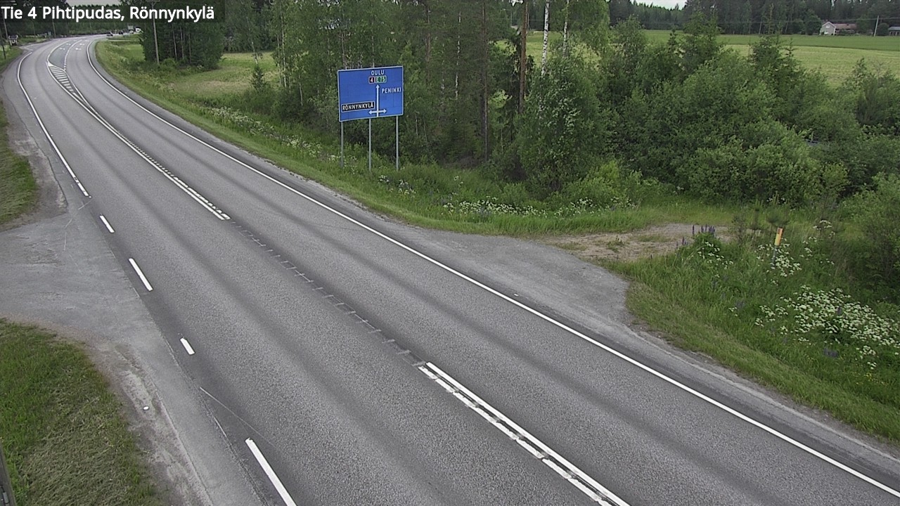 Kelikamerat Kuva Tie 4 Pihtipudas, Rönnynkylä, Pihtipudas, Keski-Suomi