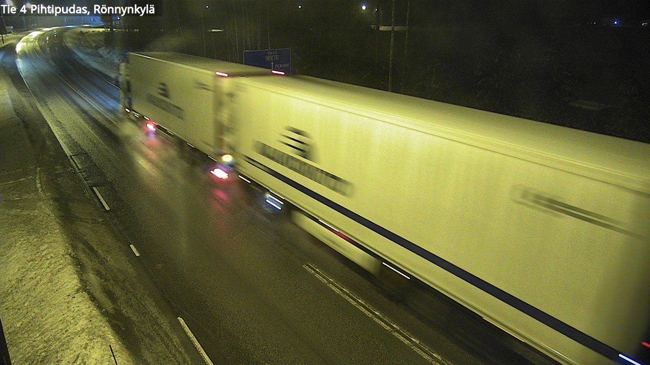 Weather Camera Image Väg 4 Pihtipudas, Rönnynkylä, Pihtipudas, Keski-Suomi