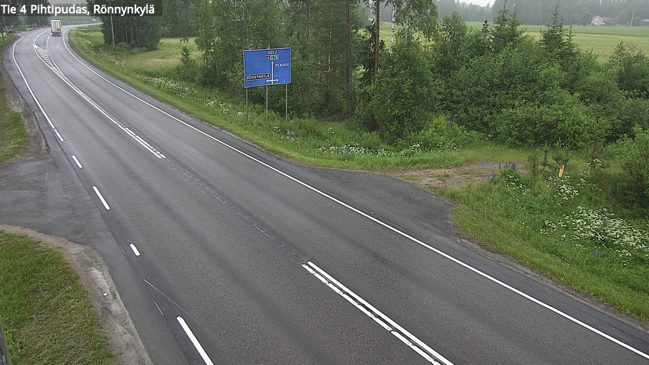 Kelikamerat Kuva Tie 4 Pihtipudas, Rönnynkylä, Pihtipudas, Keski-Suomi