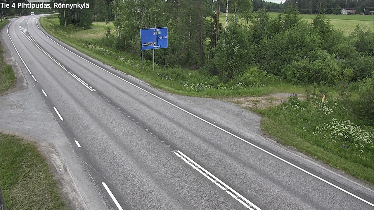 Kelikamerat Kuva Tie 4 Pihtipudas, Rönnynkylä, Pihtipudas, Keski-Suomi