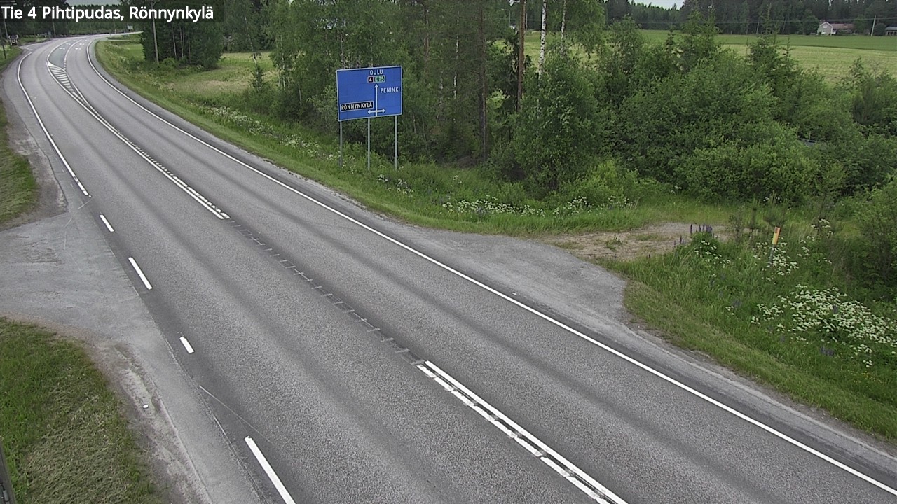 Kelikamerat Kuva Tie 4 Pihtipudas, Rönnynkylä, Pihtipudas, Keski-Suomi
