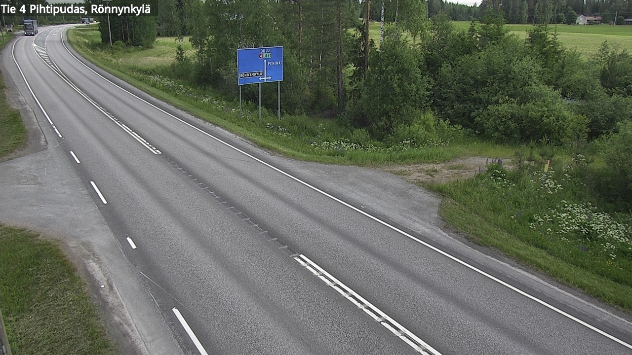 Kelikamerat Kuva Tie 4 Pihtipudas, Rönnynkylä, Pihtipudas, Keski-Suomi