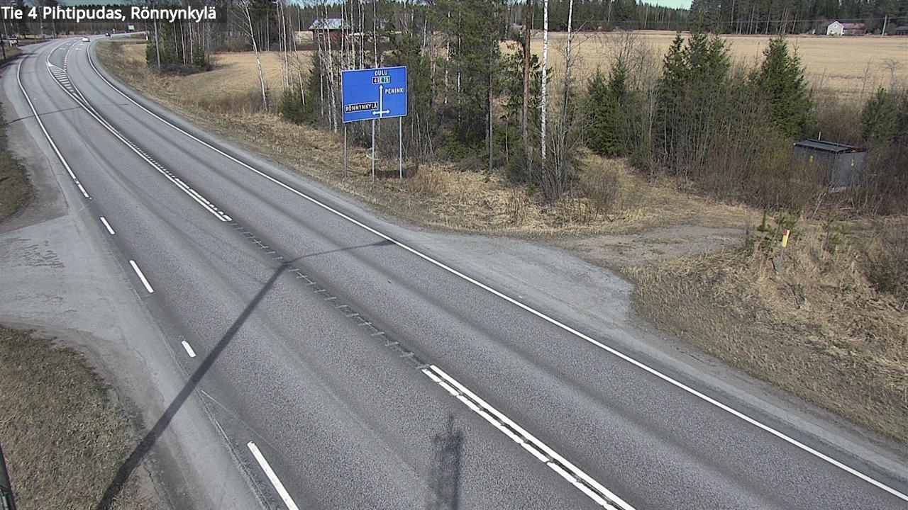 Kelikamerat Kuva Tie 4 Pihtipudas, Rönnynkylä, Pihtipudas, Keski-Suomi