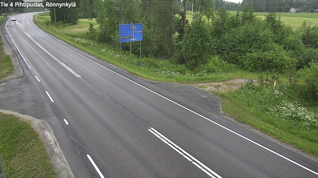 Kelikamerat Kuva Tie 4 Pihtipudas, Rönnynkylä, Pihtipudas, Keski-Suomi