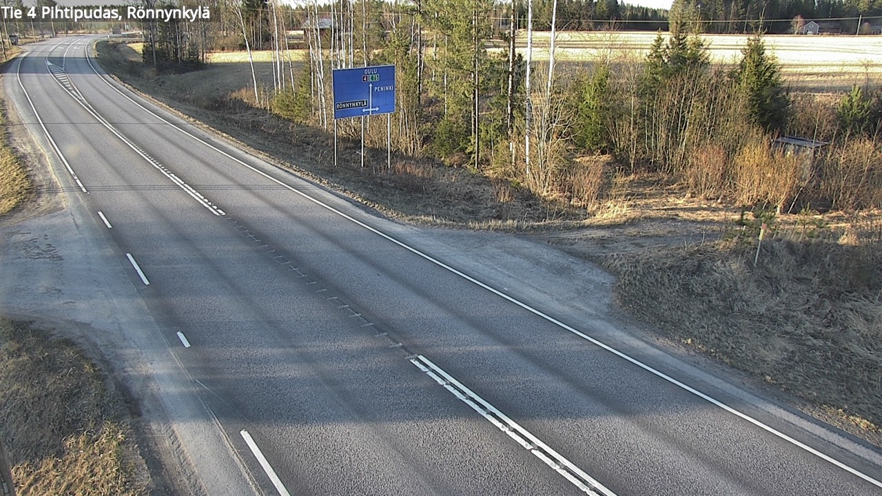 Kelikamerat Kuva Tie 4 Pihtipudas, Rönnynkylä, Pihtipudas, Keski-Suomi