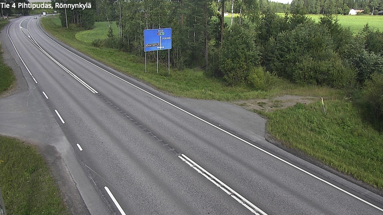Kelikamerat Kuva Tie 4 Pihtipudas, Rönnynkylä, Pihtipudas, Keski-Suomi