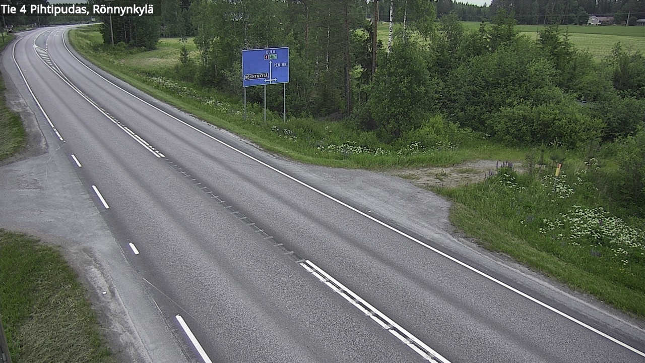Kelikamerat Kuva Tie 4 Pihtipudas, Rönnynkylä, Pihtipudas, Keski-Suomi