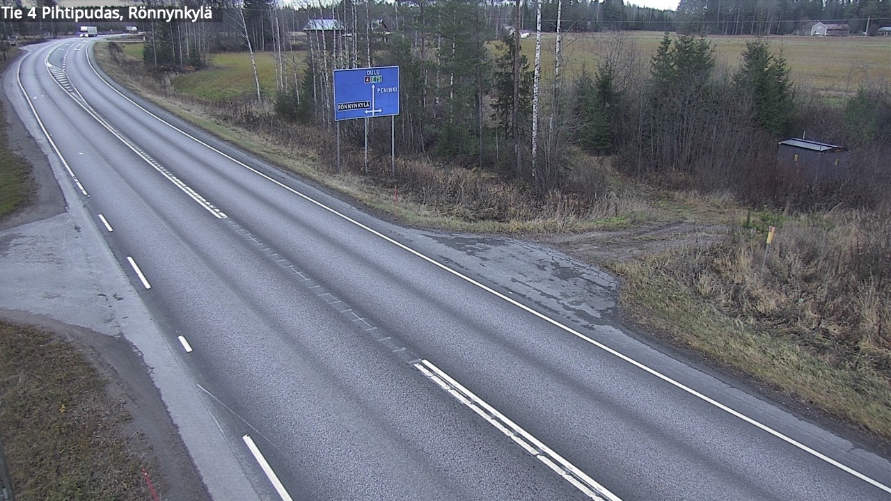 Kelikamerat Kuva Tie 4 Pihtipudas, Rönnynkylä, Pihtipudas, Keski-Suomi