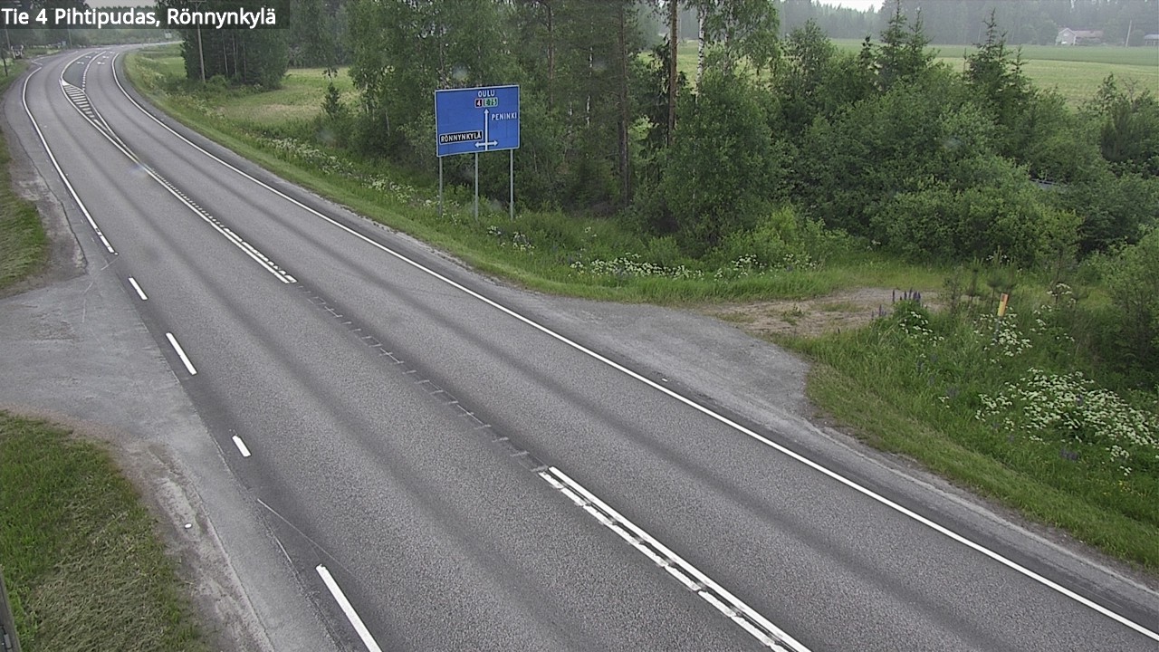 Kelikamerat Kuva Tie 4 Pihtipudas, Rönnynkylä, Pihtipudas, Keski-Suomi