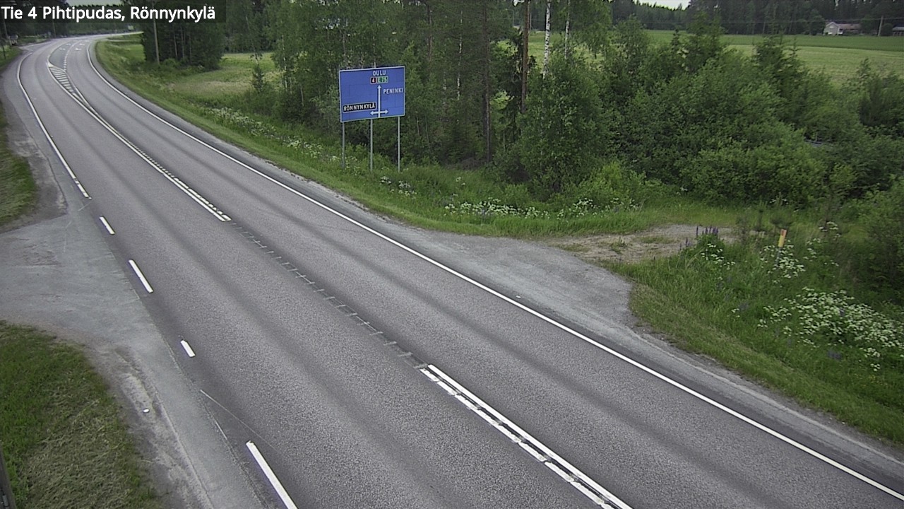 Kelikamerat Kuva Tie 4 Pihtipudas, Rönnynkylä, Pihtipudas, Keski-Suomi