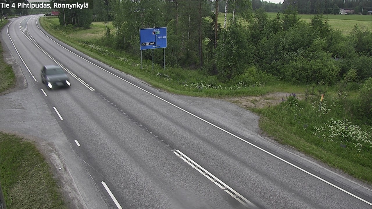 Kelikamerat Kuva Tie 4 Pihtipudas, Rönnynkylä, Pihtipudas, Keski-Suomi