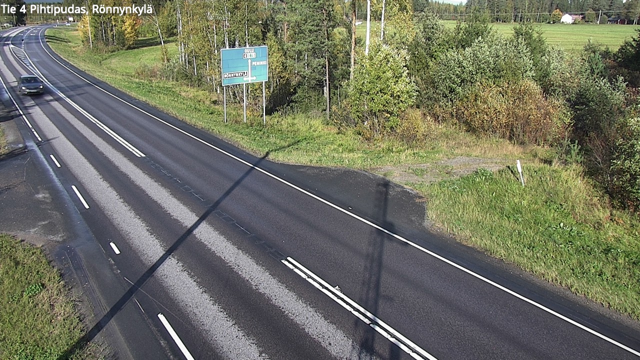 Kelikamerat Kuva Tie 4 Pihtipudas, Rönnynkylä, Pihtipudas, Keski-Suomi