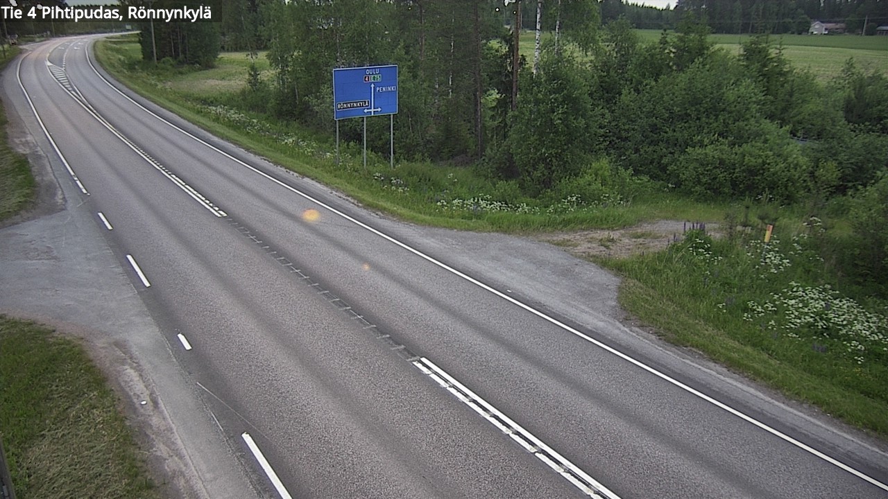 Kelikamerat Kuva Tie 4 Pihtipudas, Rönnynkylä, Pihtipudas, Keski-Suomi