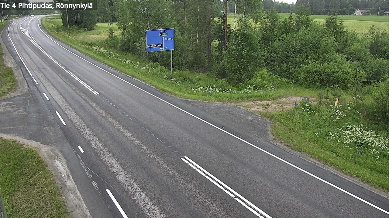 Kelikamerat Kuva Tie 4 Pihtipudas, Rönnynkylä, Pihtipudas, Keski-Suomi