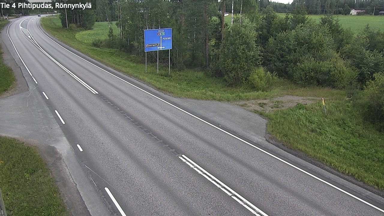 Kelikamerat Kuva Tie 4 Pihtipudas, Rönnynkylä, Pihtipudas, Keski-Suomi