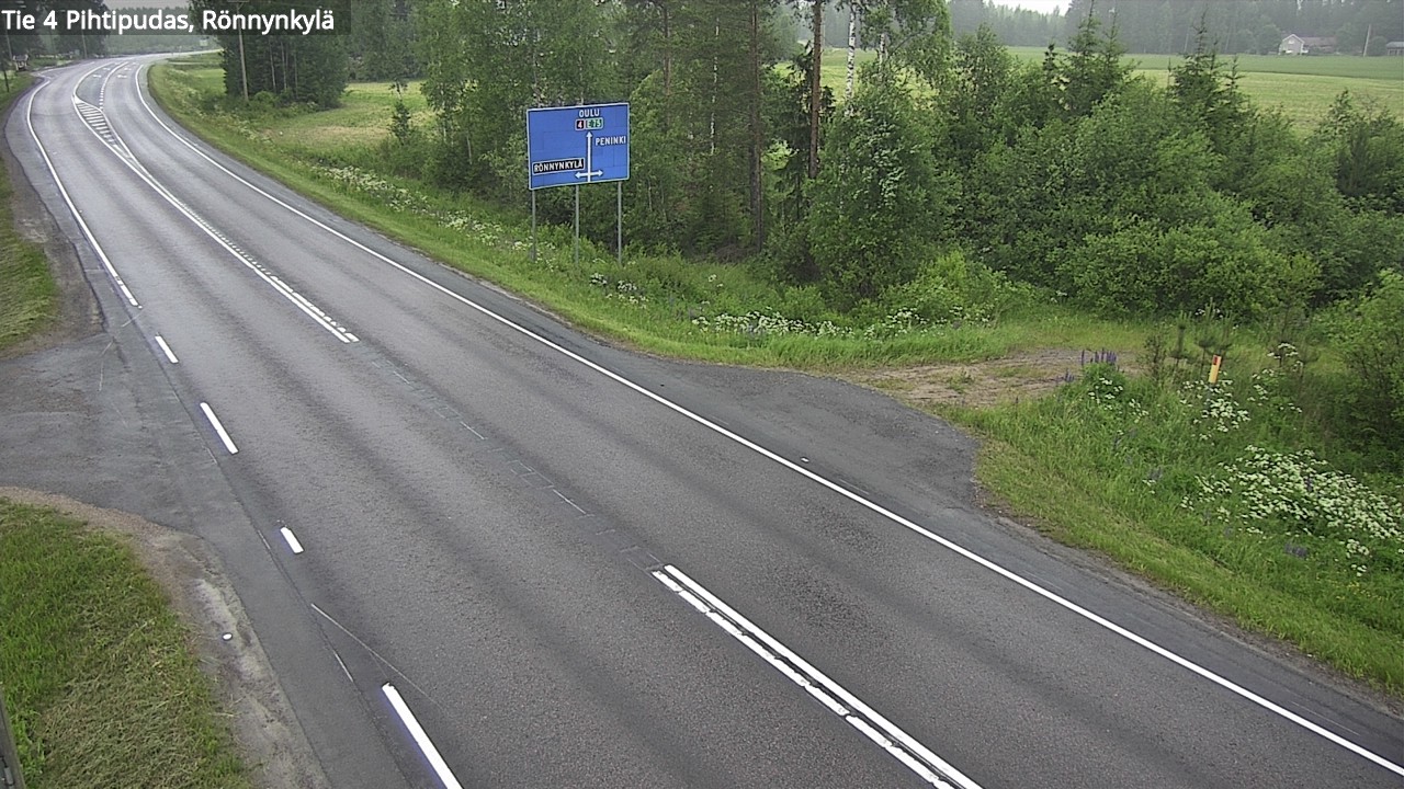 Kelikamerat Kuva Tie 4 Pihtipudas, Rönnynkylä, Pihtipudas, Keski-Suomi