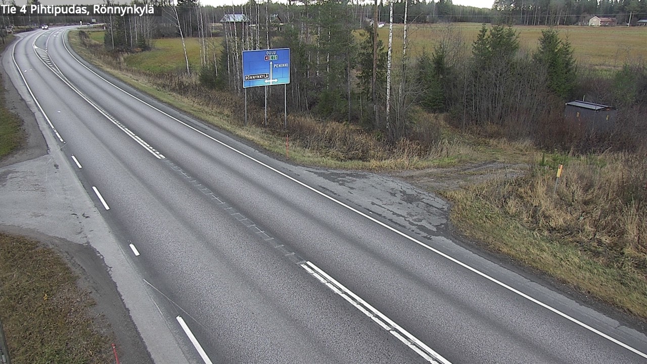 Kelikamerat Kuva Tie 4 Pihtipudas, Rönnynkylä, Pihtipudas, Keski-Suomi