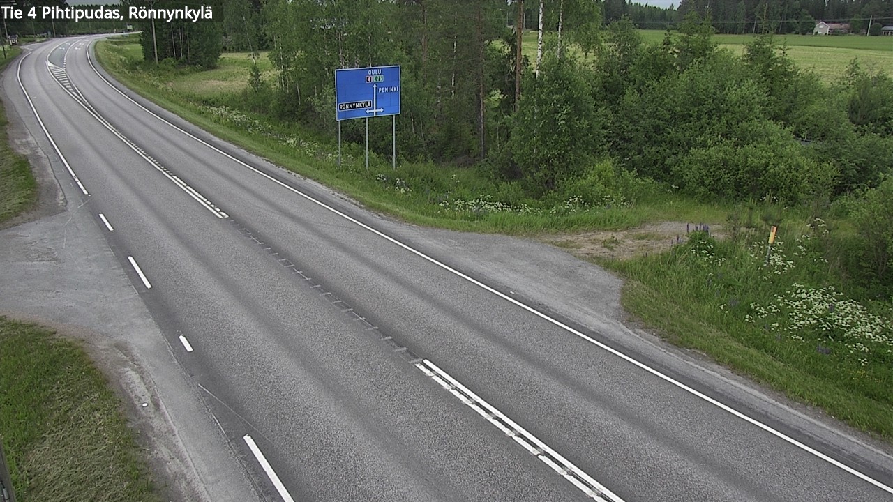 Kelikamerat Kuva Tie 4 Pihtipudas, Rönnynkylä, Pihtipudas, Keski-Suomi