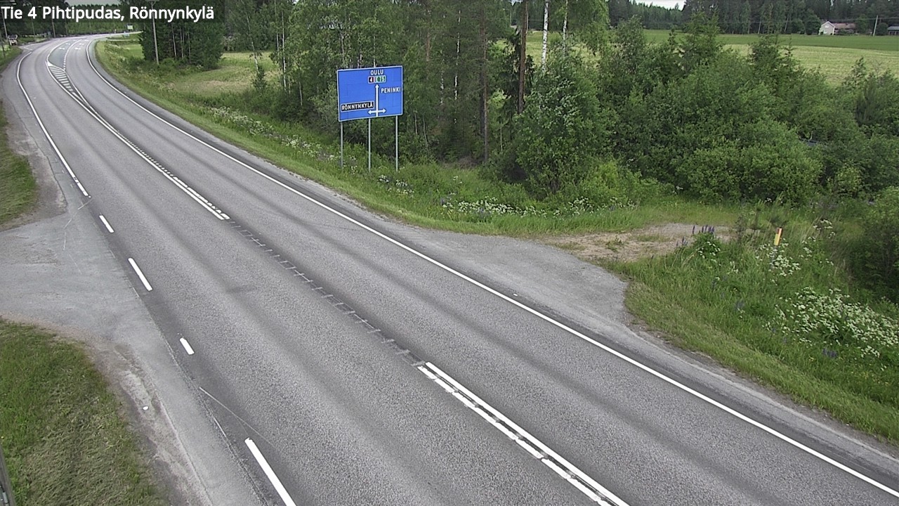 Kelikamerat Kuva Tie 4 Pihtipudas, Rönnynkylä, Pihtipudas, Keski-Suomi