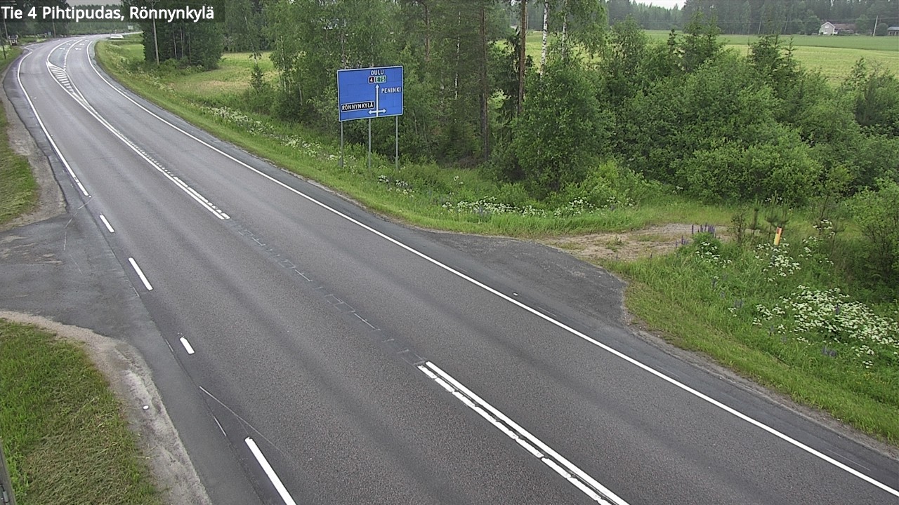 Kelikamerat Kuva Tie 4 Pihtipudas, Rönnynkylä, Pihtipudas, Keski-Suomi