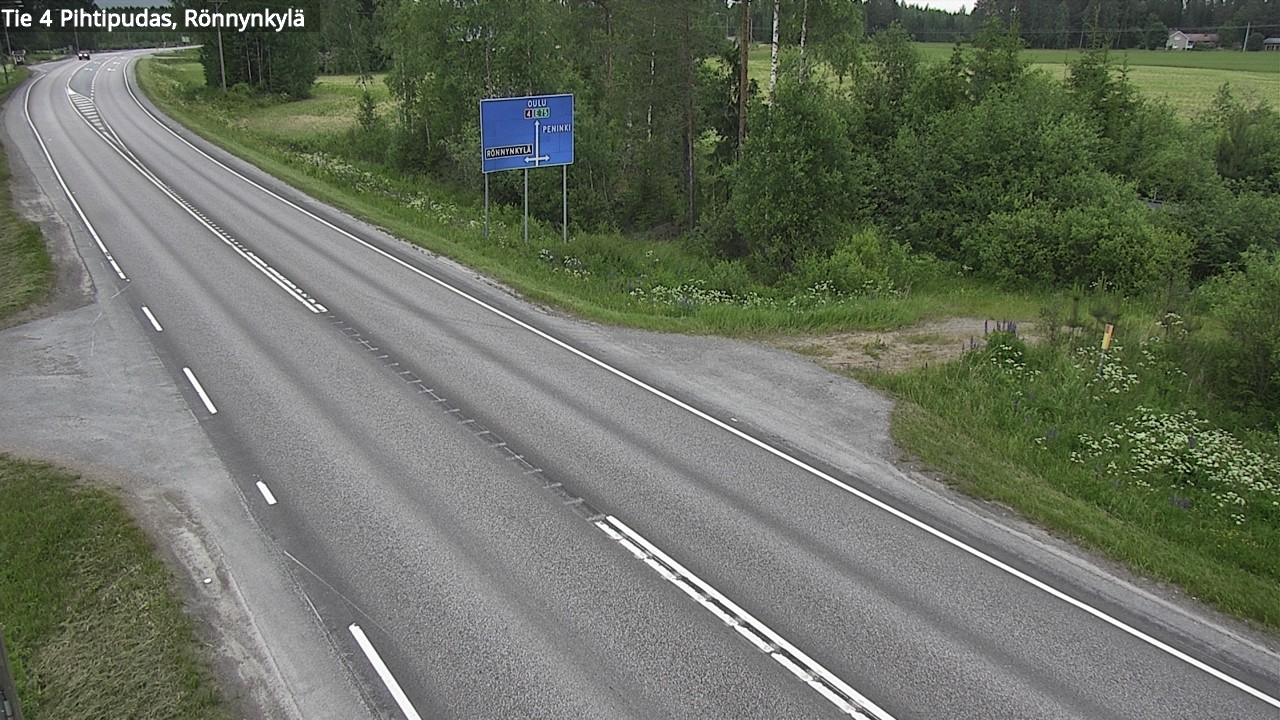 Kelikamerat Kuva Tie 4 Pihtipudas, Rönnynkylä, Pihtipudas, Keski-Suomi