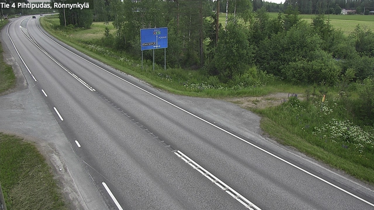 Kelikamerat Kuva Tie 4 Pihtipudas, Rönnynkylä, Pihtipudas, Keski-Suomi