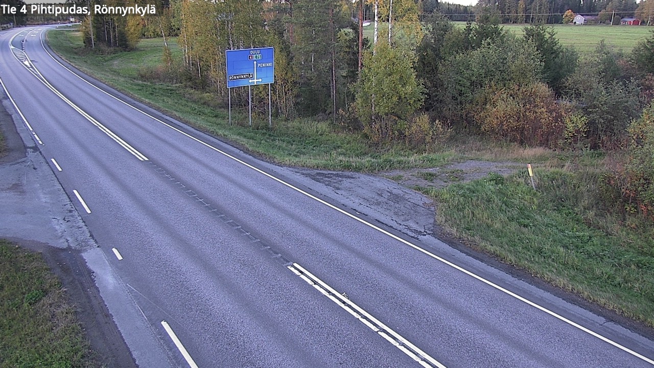 Kelikamerat Kuva Tie 4 Pihtipudas, Rönnynkylä, Pihtipudas, Keski-Suomi