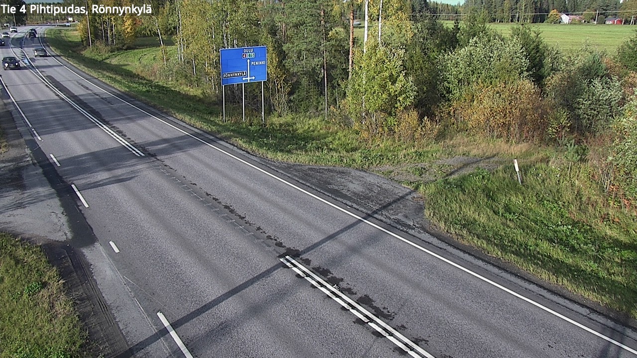 Kelikamerat Kuva Tie 4 Pihtipudas, Rönnynkylä, Pihtipudas, Keski-Suomi
