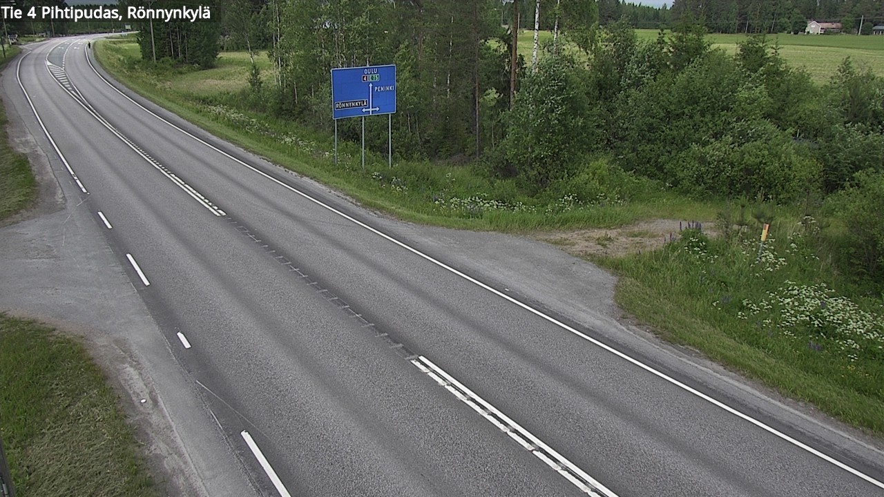 Kelikamerat Kuva Tie 4 Pihtipudas, Rönnynkylä, Pihtipudas, Keski-Suomi