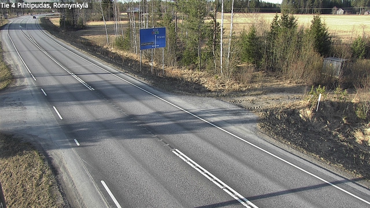 Kelikamerat Kuva Tie 4 Pihtipudas, Rönnynkylä, Pihtipudas, Keski-Suomi