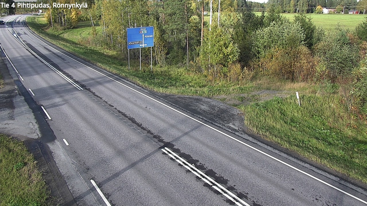 Kelikamerat Kuva Tie 4 Pihtipudas, Rönnynkylä, Pihtipudas, Keski-Suomi