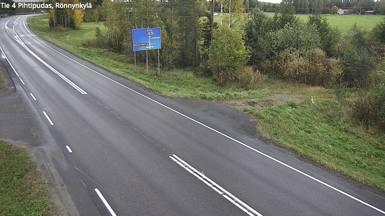 Kelikamerat Kuva Tie 4 Pihtipudas, Rönnynkylä, Pihtipudas, Keski-Suomi