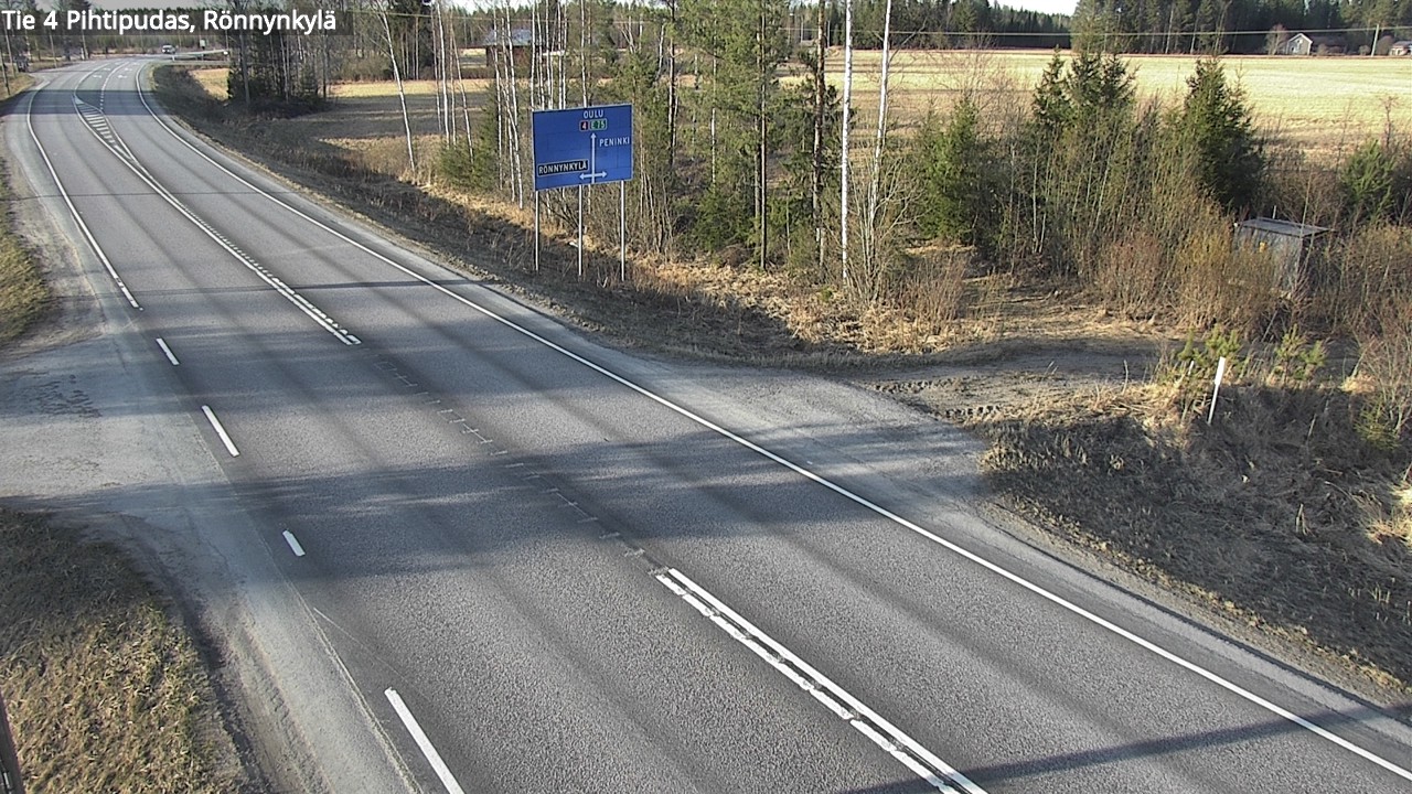 Kelikamerat Kuva Tie 4 Pihtipudas, Rönnynkylä, Pihtipudas, Keski-Suomi
